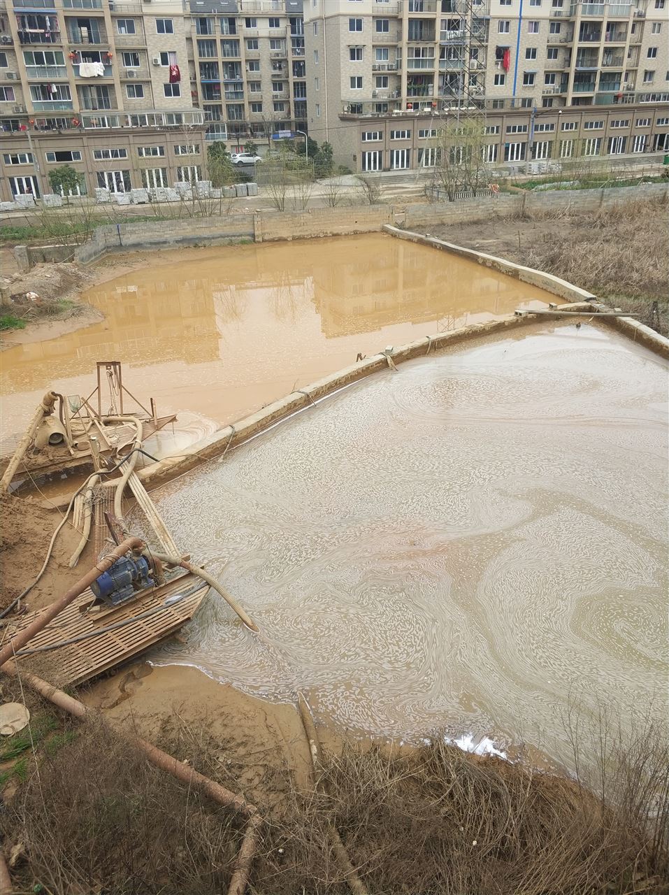 济南沉淀池淤泥清理-厂区废水池淤泥清淤
