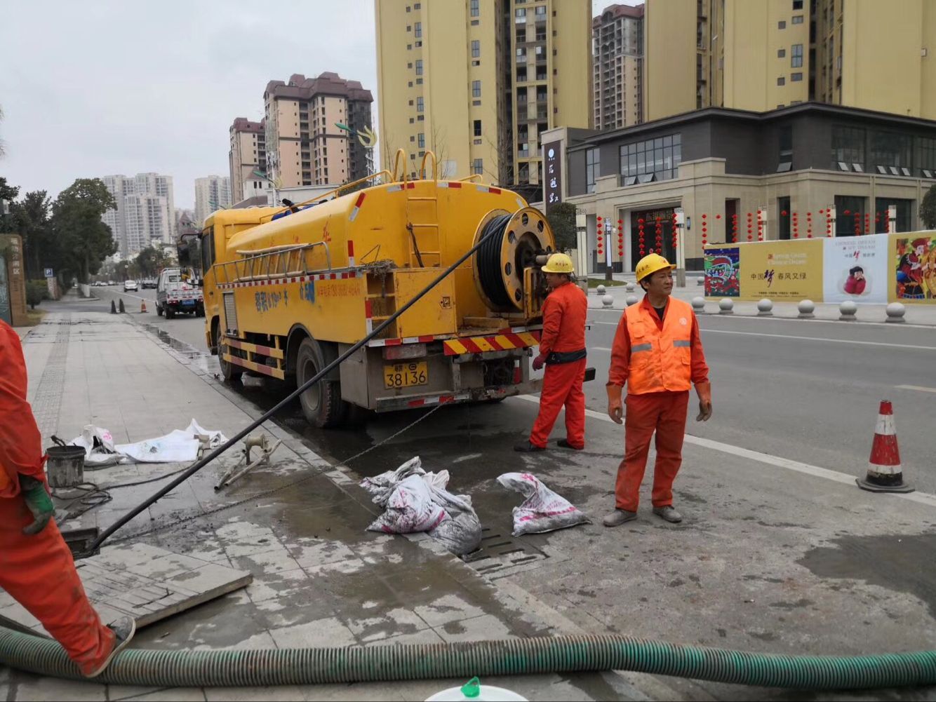 济南排污管道清淤-管道清洗